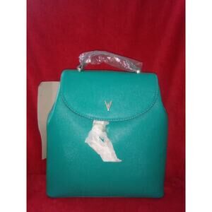 NWT BackPack Snap Adjustable Straps & Dust Cover Vanessa Williams Peacock Blue